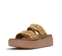 Fitflop Gen Ff Max Buckle Stripe Webbing Sandals Brown EU 39 Woman