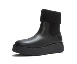FitFlop Gen-FF Roam Knit Collar Leather Boots