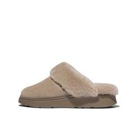 Fitflop GEN-FF SHEARLING-COLLAR SUEDE SLIPPERS