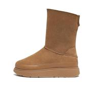 Fitflop Women's GEN-FF Short Double-Faced Shearling Boots Ankle, Desert Tan, 4 UK