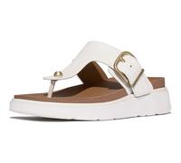 Fitflop Sandals Gen-FF Toe-Post Leather Urban White - Women's UK 7