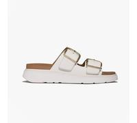 Fitflop Women's Sandals Gen-FF Two-Bar Leather Urban White UK 7