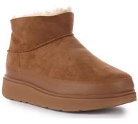 Fitflop Women's Gen-FF Ultra-Mini Double-Faced Shearling Boots Ankle, Desert Tan, 7 UK