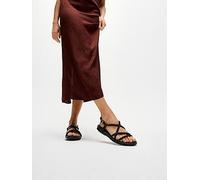 Womens Fitflop Leather Sandals Gracie Crystal Soft Open Toe Summer Casual Sandal