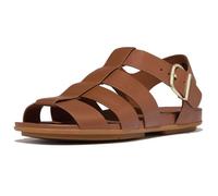 Fitflop Womens Sandals Gracie Leather Fisherman - Deep Tan - UK 6