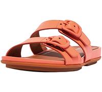 Fitflop Gracie Rubber Buckle 2 Bar Leather Slide