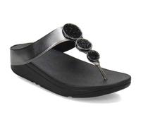 Fitflop Halo Bead-circle Metallic Toe-post Flip Flops Black EU 36 Woman