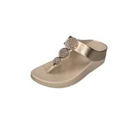 Women's flip-flops FitFlop Halo Doré 37