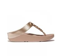 Halo Toe Post Sandals FitFlop Metallic Gold 8