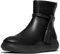 Fitflop iQ-COMFF TASSEL LEATHER SHORT BOOTS