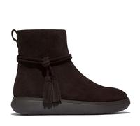 Fitflop Women's iQ-COMFF Tassel Suede Short Boots Ankle, Chocolate Brown, 8 UK