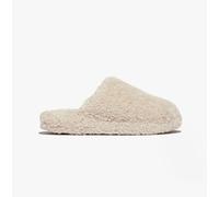 Fitflop Women's iQUSHION D-Luxe Padded Teddy Slipper Mules, Milk Ice, 8 UK