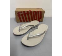 Fitflop Iqushion Ergonomic Flip Flops Silver UK5 RRP £32.00