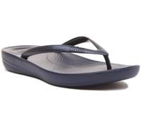 FitFlop Women's iQushion Ergonomic Flip Flops - Lightweight & Comfortable with Natural Arch Support - Midnight Navy - 4 UK