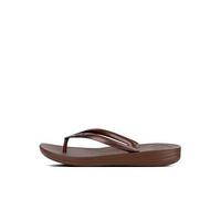 FitFlop Iqushion Ergonomic Toe Thong Flip Flop Shoes - Bronze, Bronze, Size 3, Women Bronze
