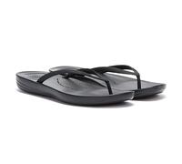 Fitflop Women's Flip-Flops iqushion Ergonomic - Black UK 3
