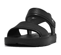 Fitflop Boy's Unisex iQUSHION Kids Toddler Ergonomic Back-Strap Sandals, Black, 6 UK Child