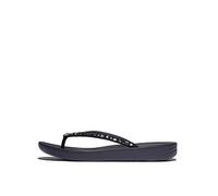 FitFlop Iqushion Multi-crystal Ergonomic Flip-flops - Midnight Navy, Navy, Size 3, Women Navy
