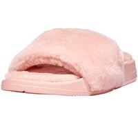 Fitflop Women's Iqushion Pool Slide II Shearling Sandal, Pink Salt, 9 UK