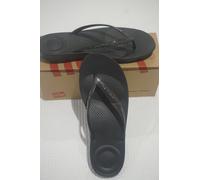 FitFlop IQushion Sparkle Flip-Flops Sandals - Black - UK 7 - RRP £40