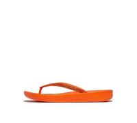 Fitflop Iqushion Sparkle Womens Flip Flop Sandals in Orange - 3 UK
