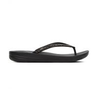 FitFlop IQUSHION SPARKLE Unisex Adults Slip-On Sandals-Black