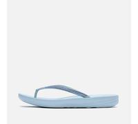 Fitflop Iqushion Sparkle Womens Cloudy Blue Flip Flops - Size UK 7