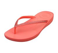 FitFlop Iqushion Sparkle Womens Flip Flop Sandals in Rosy Coral - 5 UK
