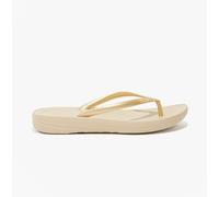 Fitflop Women's Flip-flops Iqushion Ergonomic High Rebound Air Foam Gold UK 8