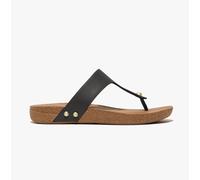 FitFlop Iqushion Womens Leather Slip-On Lightweight Casual Sandals