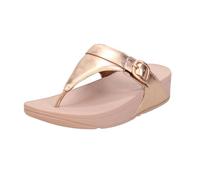 Fitflop Women's LULU Adjustable Leather Toe-Post Sandals, Rose Gold, 5.5 UK