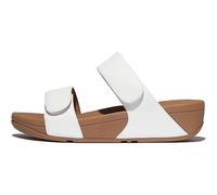 Fitflop Lulu Adjustable Leather Womens Ladies White Flip Flop Sandals