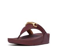 Fitflop LULU CHUNKY-SNAFFLE LEATHER TOE-POST SANDALS