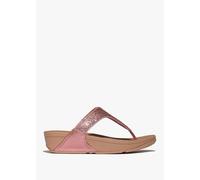 FITFLOP Lulu Crystal Rust Rose Toe Post Sandals Size: 4, Colour: Bronz