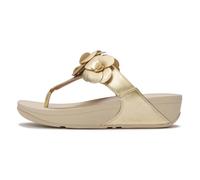 Fitflop Lulu Flower Toe Post Sandals Beige,Golden EU 39 Woman