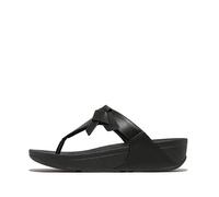 Fitflop LULU FOLDED-KNOT LEATHER TOE-POST SANDALS