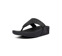 Fitflop Lulu Glitter Toe-Thongs Black Glitter