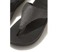 FitFlop Lulu Glitz Toe Post Sandals Black