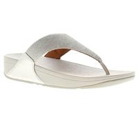 Fitflop Lulu Glitz Toe-Post Sandals UK 5 Silver