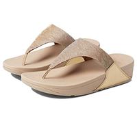 FitFlop Lulu Glitz Toe-Post Sandals UK 7 Gold
