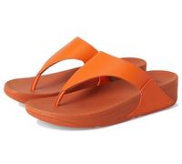Fitflop Women's LULU Leather Toepost Sandal, Satsuma, 3 UK