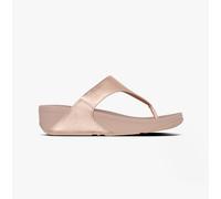 Fitflop Lulu Leather Leather Women's Toe Post Sandals - Rose Gold / UK 6 / Medium