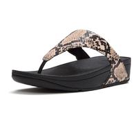 Fitflop Lulu Leather Women's Hazy Taupe/Black Sandals