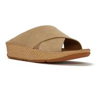 Fitflop Lulu Lux Graphic-Weave Suede Women's Cappuccino Sandals UK 5