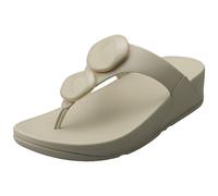FitFlop Lulu Marbled-stone Womens Platform Sandals in Beige - 6 UK