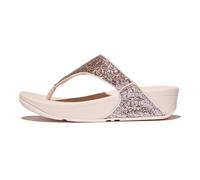 Fitflop Women's LULU Multi-Tonal Glitter Toe-Post Sandals, Pink, 4 UK