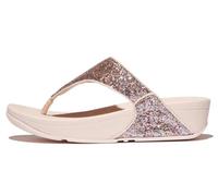 Fitflop Women's LULU Multi-Tonal Glitter Toe-Post Sandals, Pink, 7 UK