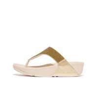 Fitflop Women's LULU OPUL Toe-Post Sandals, Platino, 4 UK