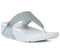 Fitflop Women's LULU SHIMMERLUX Toe-Post Sandals, Blue, 6.5 UK