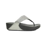 Fitflop Lulu Shimmerlux Toe-Post Pewter Women's Flip Flop Sandals